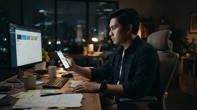 Ciri Orang yang Terlalu Sering Melihat HP Saat Bekerja