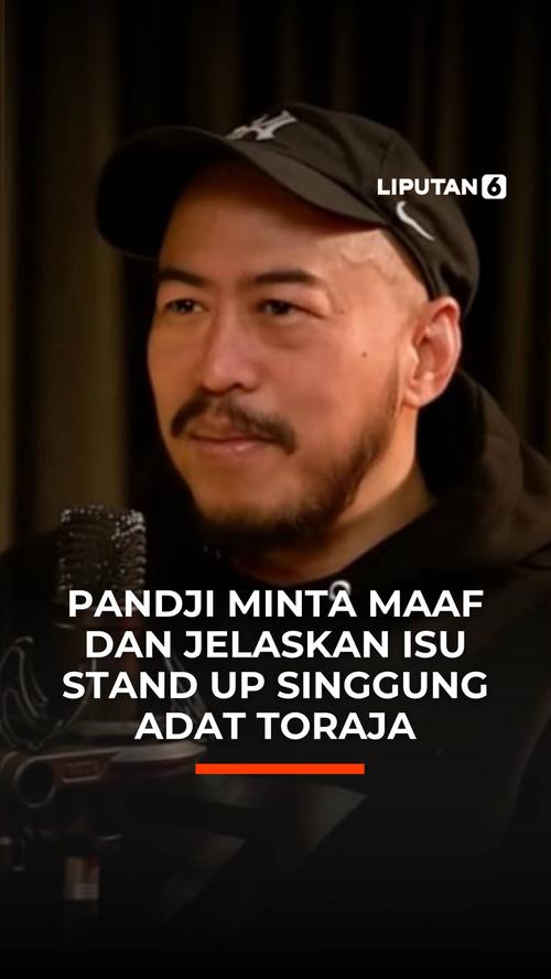 Pandji Minta Maaf dan Jelaskan Isu Stand Up Singgung Adat Toraja