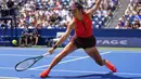 Pertandingan dua petenis muda putri tersebut nantinya akan berlangsung pada pukul 22.00 WIB yang berlangsung di Stadion Louis Armstrong. (AP Photo/	Yuki Iwamura)