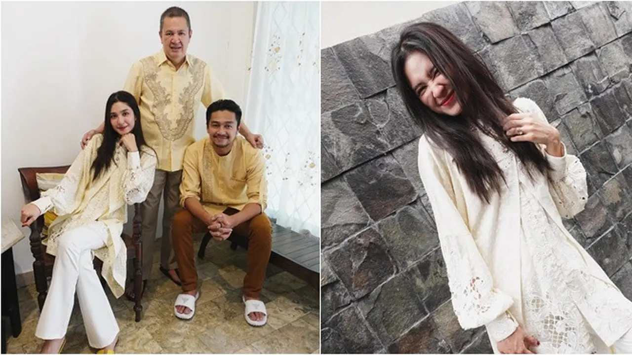 6 Potret Penampilan Mikha Tambayong Ikut Rayakan Lebaran Bareng Deva Mahenra