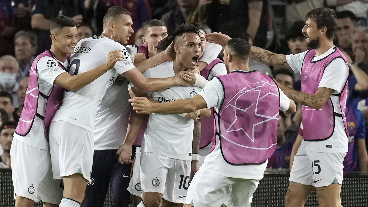 Foto: Ditahan Imbang Inter Milan, Peluang Barcelona Lolos ke 16 Besar Liga Champions Semakin Tipis