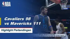 Luka Doncic memimpin Dallas melewati Cleveland pada Sabtu malam.