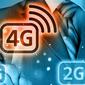 Ilustrasi layanan 2G, 3G, hingga 4G, 
