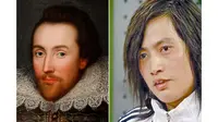 Seorang pria rela melakukan operasi plastik pada wajahnya demi menyerupai William Shakespeare.