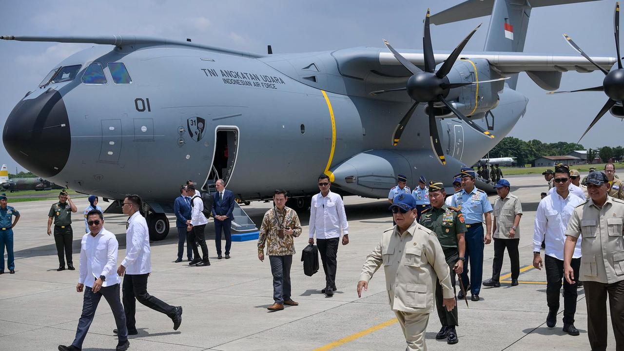FOTO: Presiden Prabowo Resmikan A400M, Pesawat Jumbo Baru TNI AU