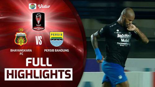 VIDEO: Highlights Piala Presiden 2022, Gol Tunggal David Da Silva Bawa Persib Bandung Kalahkan Bhayangkara FC
