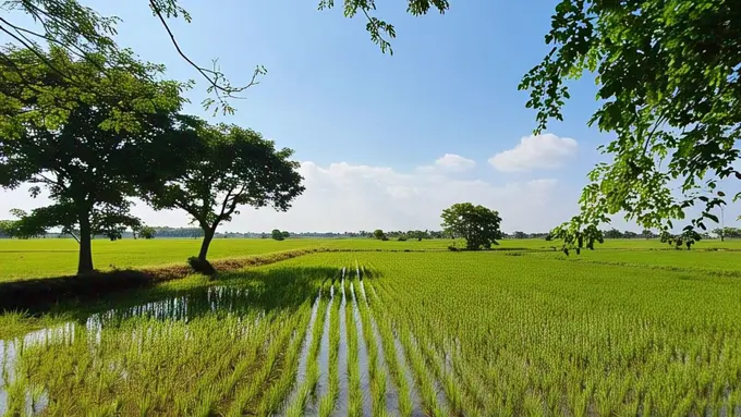 Referensi Objek Lukisan Sawah untuk Anak-Anak/Nurul Diva Kautsar AI