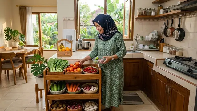 Kebiasaan Pagi agar Rumah Tetap Rapi/AI Generated