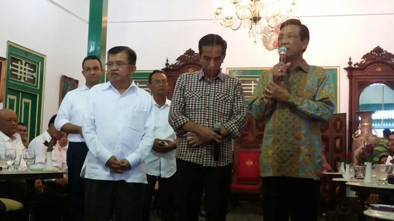 Kunjungi Sri Sultan, Jokowi Ingin Serap Prinsip Filosofi Pemimpin
