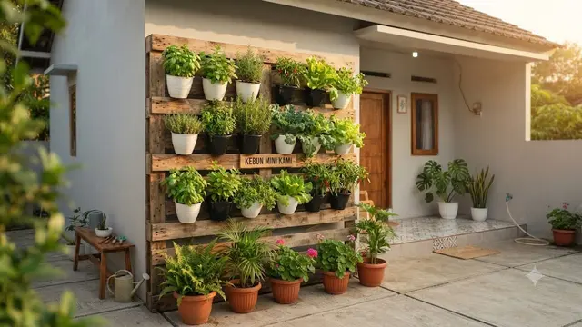 Ide Kebun Vertikal dari Barang Bekas