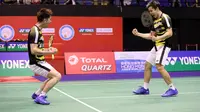 Ganda putra Indonesia, Kevin Sanjaya Sukamuljo/Marcus Fernaldi Gideon. (PBSI)