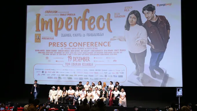 [Fimela] Prescon film Imperfect: Karir, Cinta & Timbangan