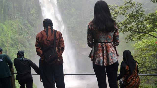 Curug Cipendok. (Foto: Liputan6.com/Muhamad Ridlo)