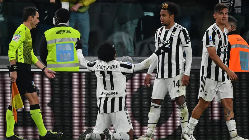 Cuadrado Bawa Juventus Menang Dramatis atas Fiorentina di lanjutan Liga Italia