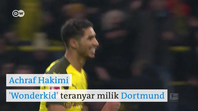 Berita video selebrasi gol dari Achraf Hakimi, pemain Dortmund yang terinspirasi dari kartun Dragon Ball Z. Hakimi dipinjamkan dari Real Madrid. Sumber video DW English.