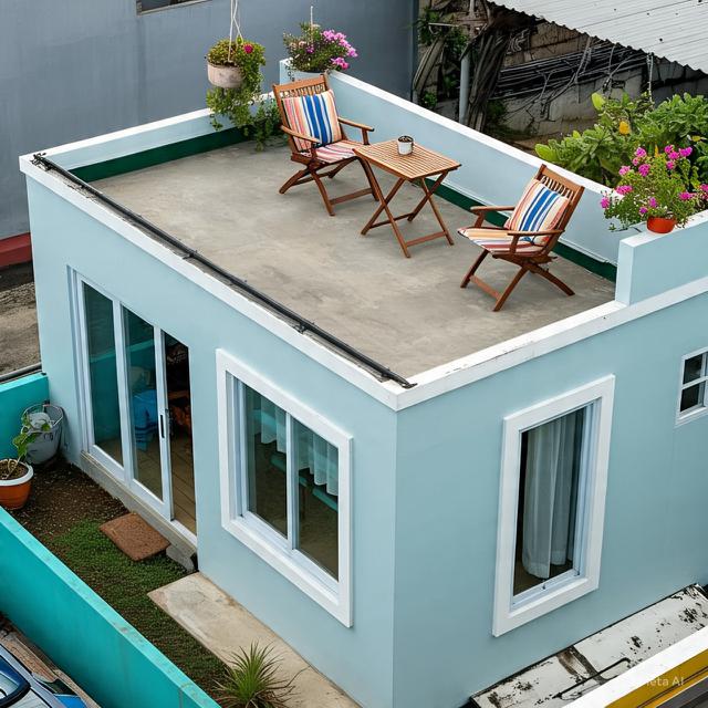 7 Desain Rumah Rooftop Sederhana, Jadi Ruang Tambahan yang Estetik dan ...