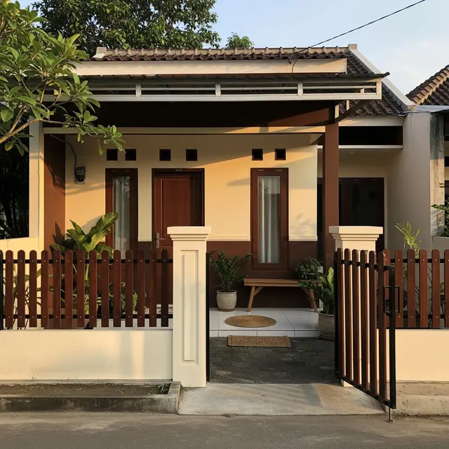 9 Kombinasi Warna Cat Teras dan Pagar Rumah Minimalis, Ciptakan Fasad Modern
