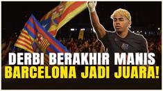 Barcelona berhasil mengamankan gelar juara La Liga ke-28 dengan kemenangan 2-0 Espanyol dalam laga bertajuk Derbi Catalunya, Jumat (16/5/2025) dini hari WIB. Ribuan fans tumpah ruah di kota Barcelona.
