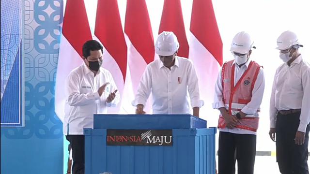 <span>Usai Tunggu 7 Tahun, Jokowi Resmikan Holding Pelabuhan Indonesia</span>