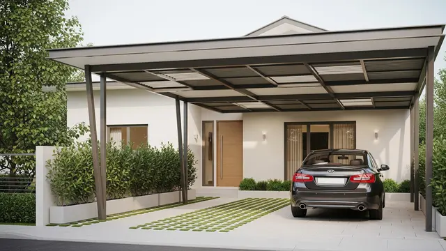 Desain Carport dengan Ventilasi Alami agar Tidak Pengap/Gemini AI