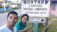 Kampung Ambroben di Kabupaten Biak Numfor, Provinsi Papua, menjadi salah satu daerah penghasil ramuan Daun Bungkus paling manjur. (Liputan6.com/ Katharina Lita)
