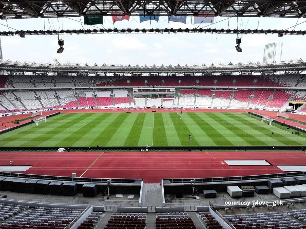 Kondisi Terbaru Rumput GBK Jelang Duel Timnas Indonesia vs Timnas Arab Saudi