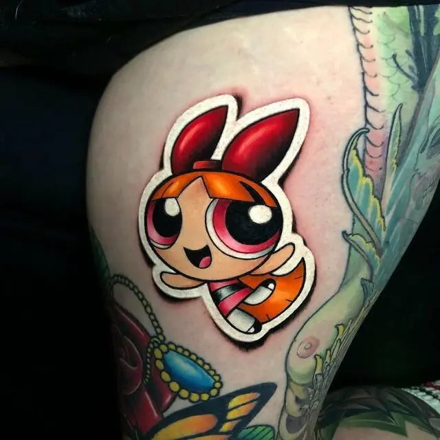 Potret Tato Dengan Ilusi Optik, Bak Stiker 3 Dimensi. (Sumber: Instagram/mr.sticker.tattoo)