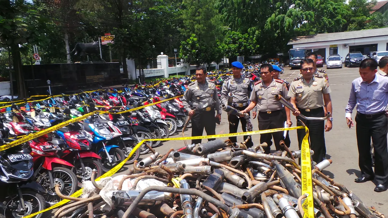Operasi 10 Hari, Polisi Bandung Amankan 300 Motor Curian