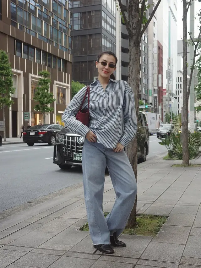 Gaya Liburan Aaliyah Massaid di Jepang, Tetap Stylish dan Effortless Meski Sambil Momong Anak