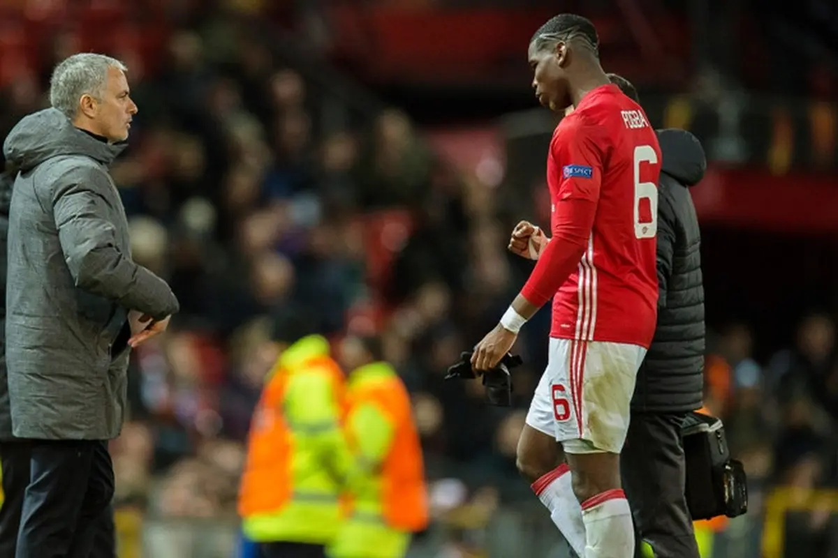 Jose Mourinho dan Paul Pogba