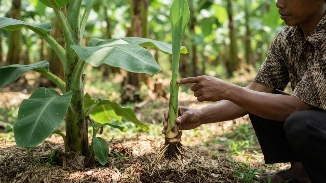Cara Memilih Pohon Pisang yang Produktif