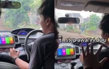 Selain diajari cara menyapa bapak-bapak kompleks, kami juga belajar menyetir mobil bersama kawan-kawan.