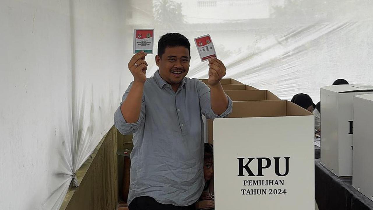 Quick Count Indikator Pilkada Sumut 53,50 Persen Suara: Edy 37,30 Persen, Bobby 62,70 Persen