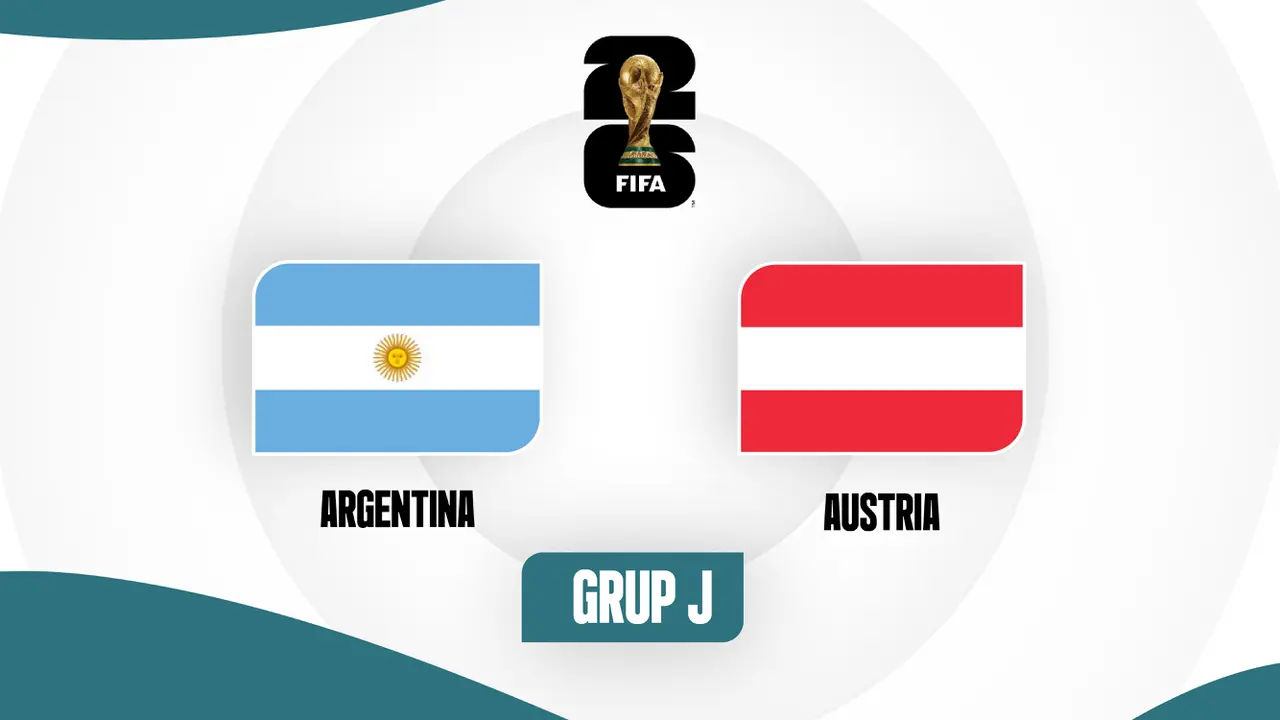 Timnas Argentina Vs Timnas Austria di Piala Dunia 2026.