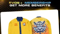 Satu di antara bentuk membership EVOS Esports yang dikelola WHIM Management.