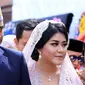 Pasangan pengantin baru Kahiyang Ayu dan Bobby Nasution akan menggelar pesta pernikahannya lagi. Kali ini berlangsung di kampung halaman Bobby di Medan, Sumatera Utara. (Deki Prayoga/Bintang.com)