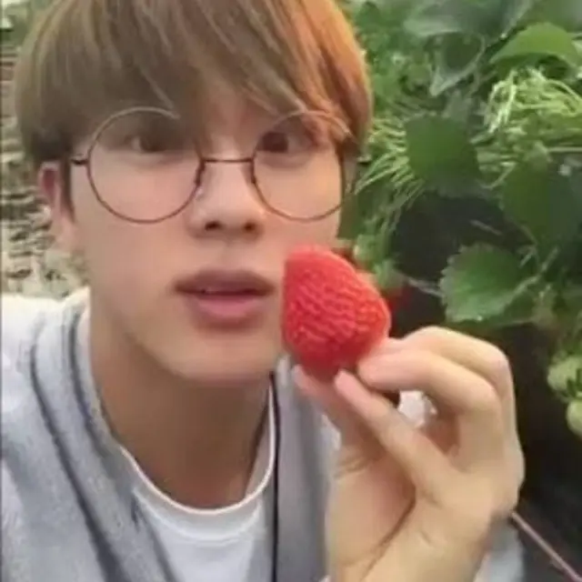 Kegiatan Suga BTS di Tengah Pandemi, Berkebun dan Panen Stroberi