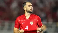 Pemain Timnas Indonesia, Jordi Amat melakukan selebrasi setelah mencetak gol ke gawang Chinese Taipei saat laga FIFA Matchday di Stadion Gelora Bung Tomo (GBT), Surabaya, Jumat (05/09/2025). (Bola.com/Abdul Aziz)