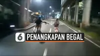 Bak Film Action, Polisi Kejar-kejaran dengan Begal di Jalan Raya