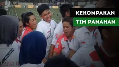 Kekompakan apakah yang diperlihatkan tim panahan Indonesia setelah Diananda Choirunisa raih emas?