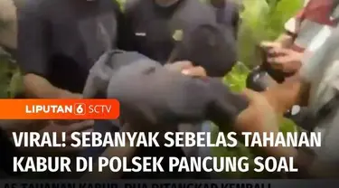 Sebelas orang tahanan di Polsek Pancung Soal, Kabupaten Pesisir Selatan, Sumatera Barat, dilaporkan kabur. Sebanyak 11 tahanan kabur dengan cara membobol dinding tahanan, 2 hari, kesebelas tahanan tersebut ditangkap kembali.