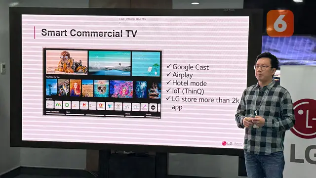 Head of Commercial Display LG Electronics, Ronny Ardi Giovani. Liputan6.com/Iskandar