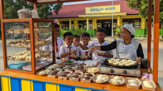 Ide Jualan Makanan Kekinian untuk Sekolah Kue Cubit Mini