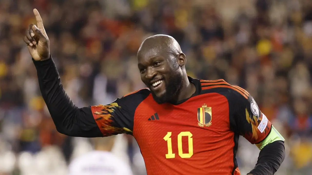Foto: Penampilan Sensasional Romelu Lukaku di Timnas Belgia, Cetak 4 Gol dalam Waktu 20 Menit