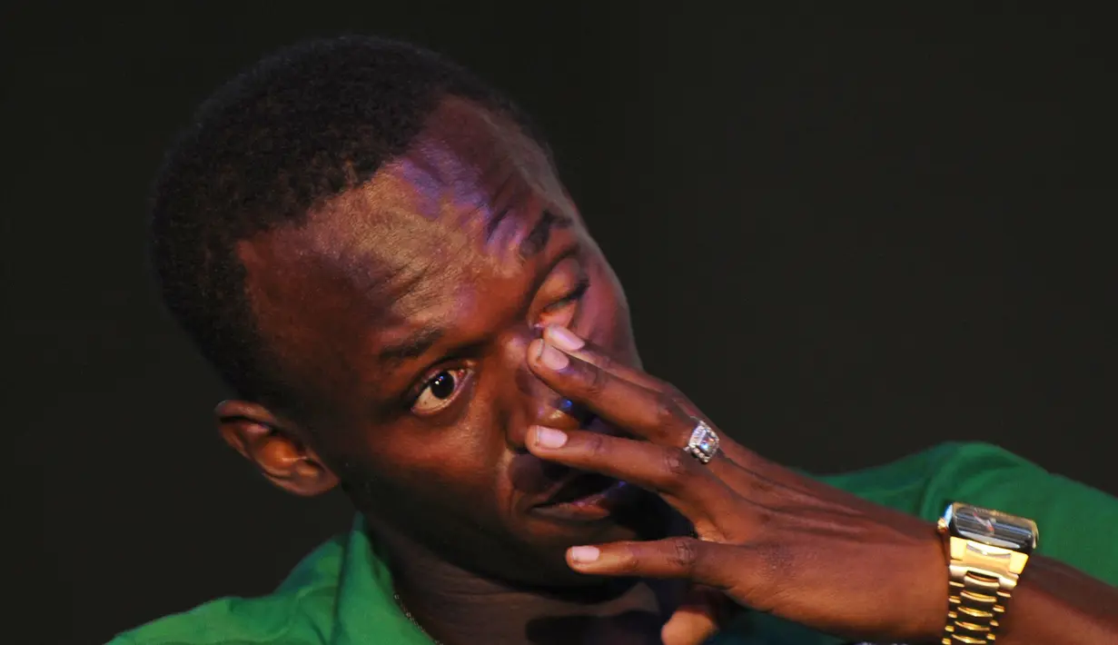 Usain Bolt yang dikukuhkan sebagai atlet atletik terhebat sepanjang masa ini akan memulai pensiunnya setelah Olimpiade Rio 2016 ini berakhir. (AFP PHOTO/Mark Ralston)