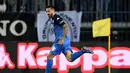 6. Francesco Caputo (Empoli) - 11 gol dan 3 assist (AFP/Marco Bertorello)