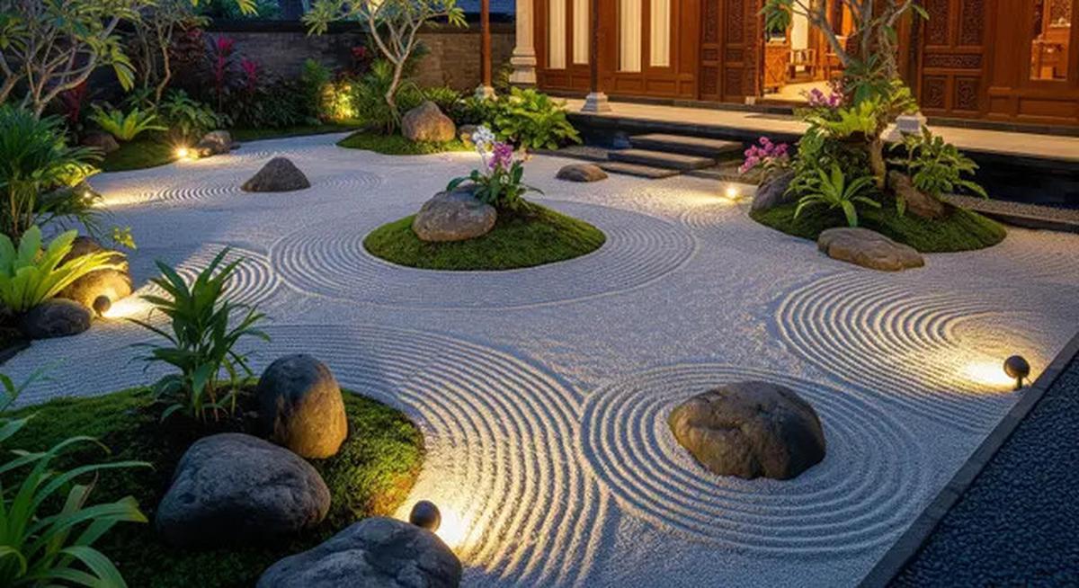 8 Model Taman Depan Rumah dengan Lampu Sorot Estetik dan Anti Ular, Ini Tips Penataannya