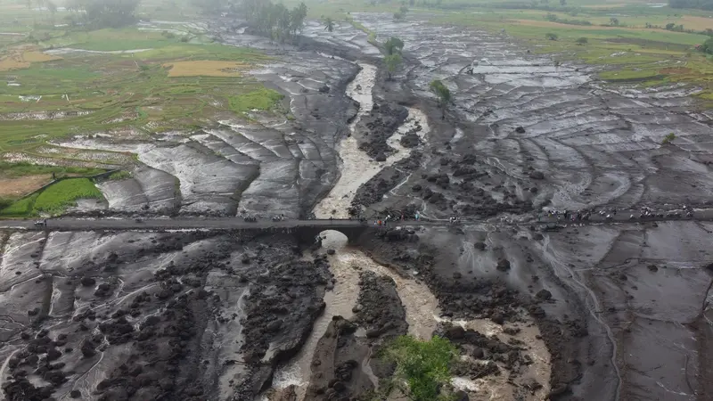 Potret Kerusakan Akibat Banjir Lahar Dingin Gunung Marapi