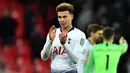 3. Dele Alli – Spurs menjadi tim yang amat dirugikan dengan cederanya para pemain. Termasuk Dele Alli yang harus menepi karena cedera saat melawan Fulham. Dele Alli diprediksi kembali merumput awal april. (AFP/Glyn Kirk)