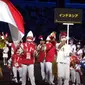 Tim Paralimpiade Indonesia di Tokyo. Para atlet tampak elegan dengan vest merah dan batik putih. Dok: KBRI Tokyo